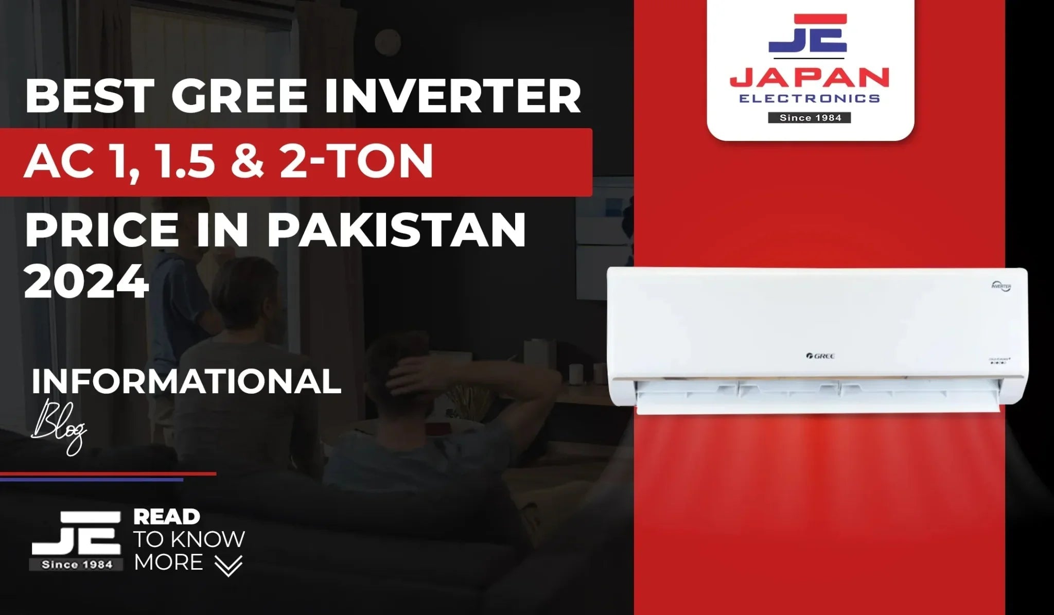 Best Gree inverter AC 1, 1.5 & 2-ton price in Pakistan 2024