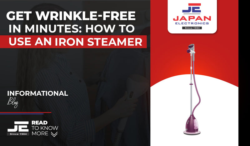 Get Wrinkle-Free in Minutes: How to Use an Iron Steamer - Japan Electronics