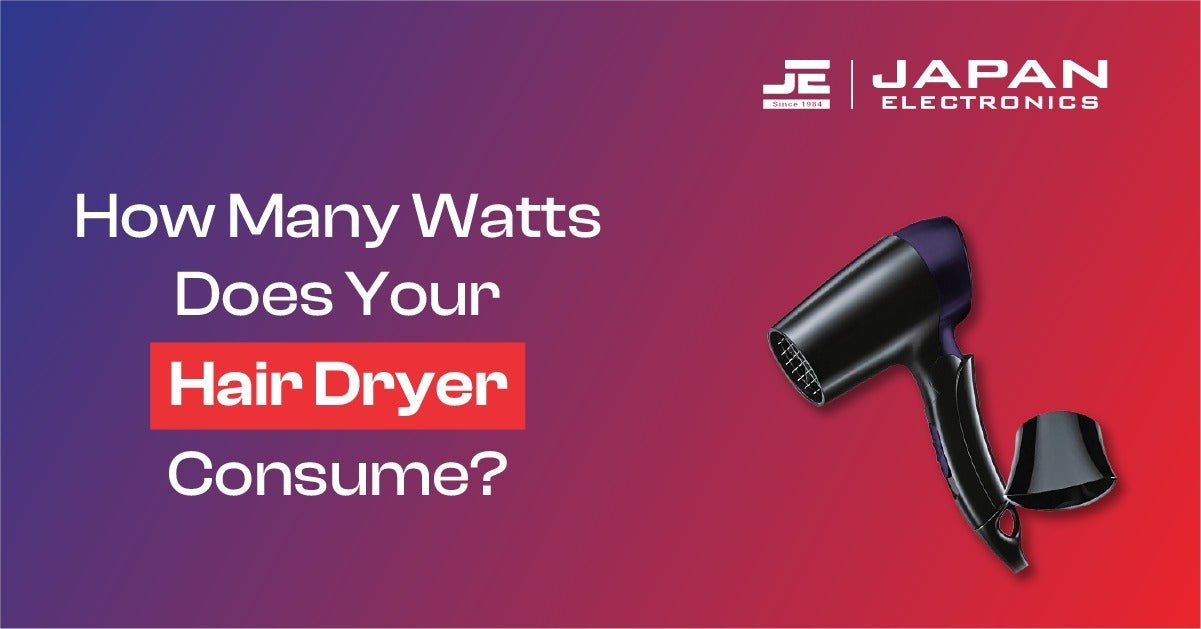 How Many Watts Does Your Hair Dryer Consume?