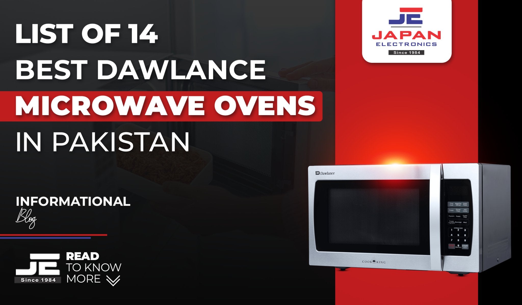 Microwave Ovens of Dawlance in Pakistan