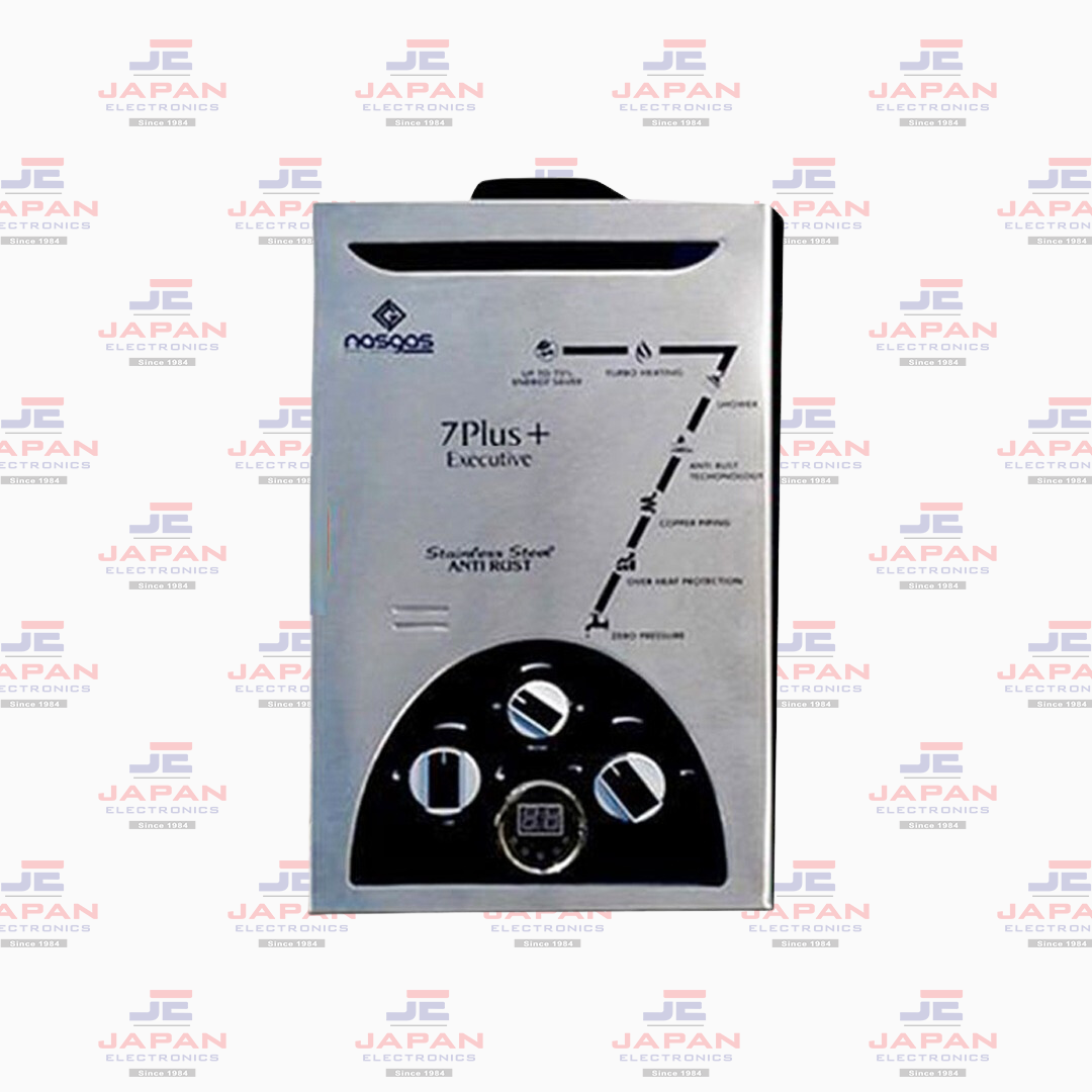 Nasgas Instant Gas Geyser DG-12L Steel