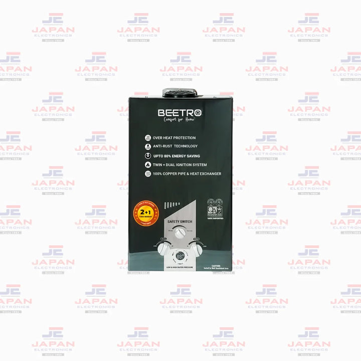 Beetro Instant Gas Geyser RD-12 (NG) 12 Ltr