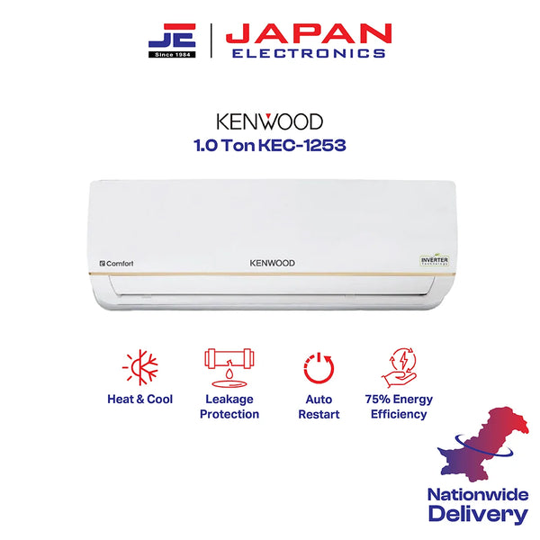 Kenwood Split Air Conditioner Inverter 1.0 Ton KEC-1253