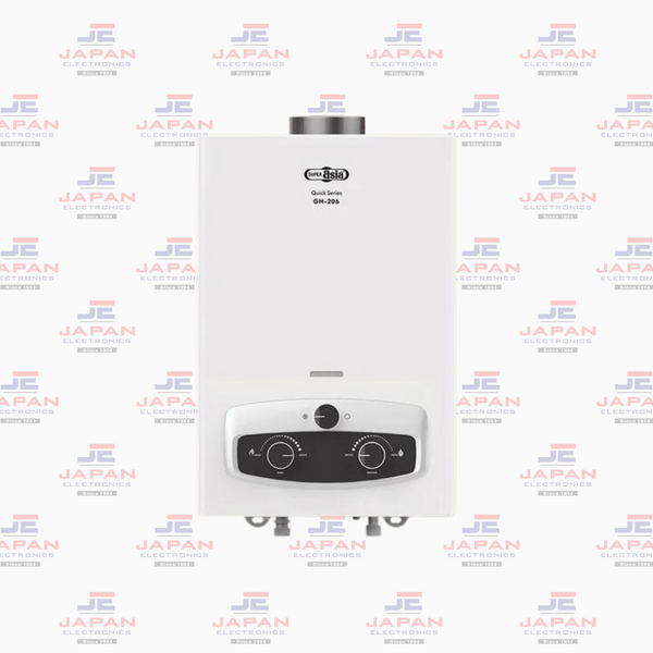 Super Asia Instant Gas Geyser GH-206 DI