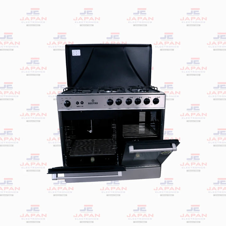 Beetro Cooking Range 34" (WB-786) 5 BRN Metal Top D.Door