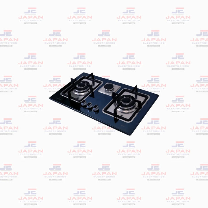 Beetro Kitchen Hob (Mas-35) 3 BRN BK Steel (Sabaf)