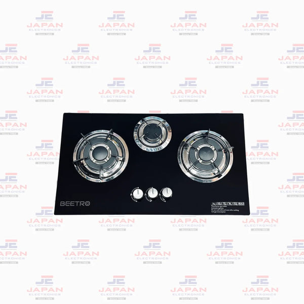 Beetro Kitchen Hob (Mas-36) 3 BRN Glass (Sabaf)