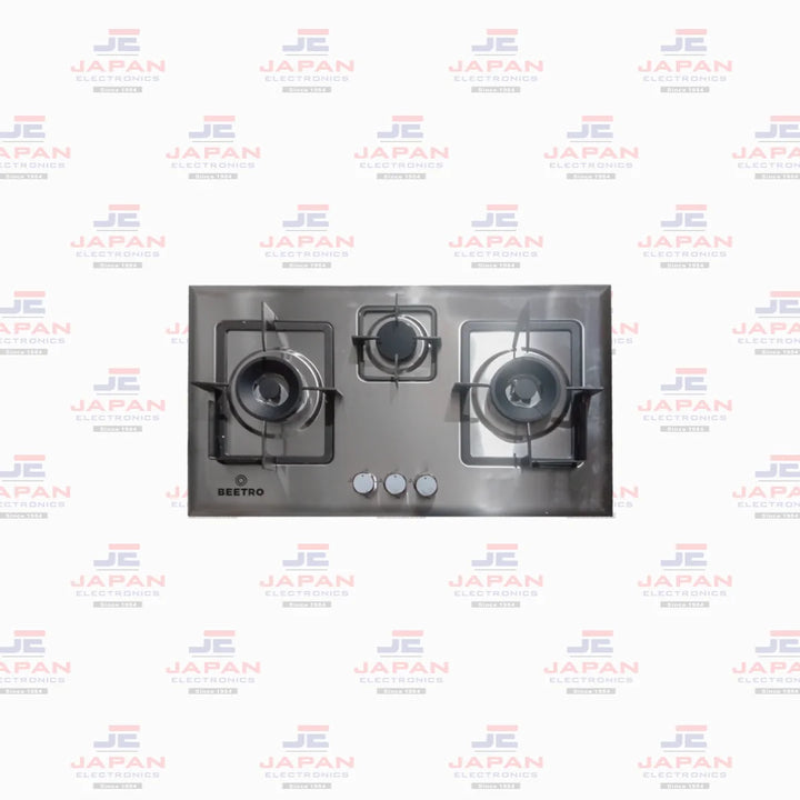 Beetro Kitchen Hob (RD-3319) 3 BRN Steel