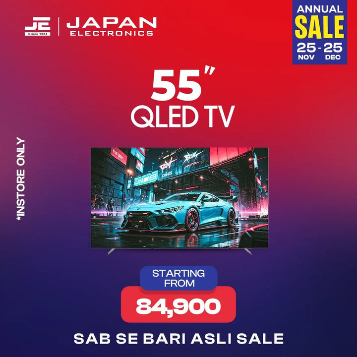 55 Inch QLED TV - Japan Electronics - Best Electronics Store in Rwp & Islamabad