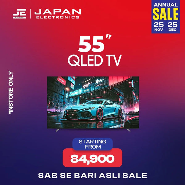 55 Inch QLED TV - Japan Electronics - Best Electronics Store in Rwp & Islamabad