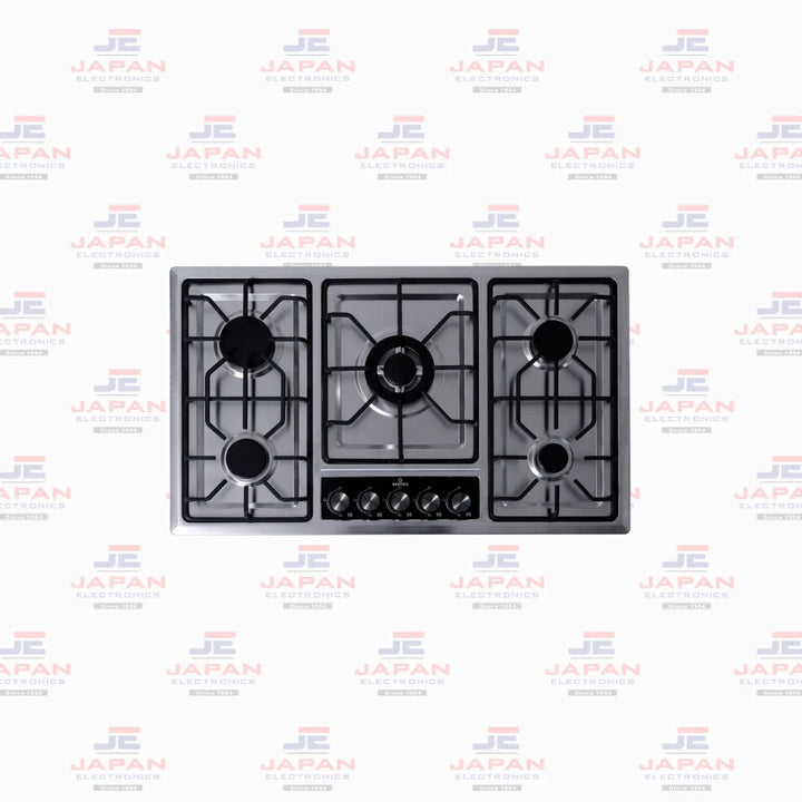 Beetro Kitchen Hob 20(Mas-520) 5 BRN Steel (Sabaf)