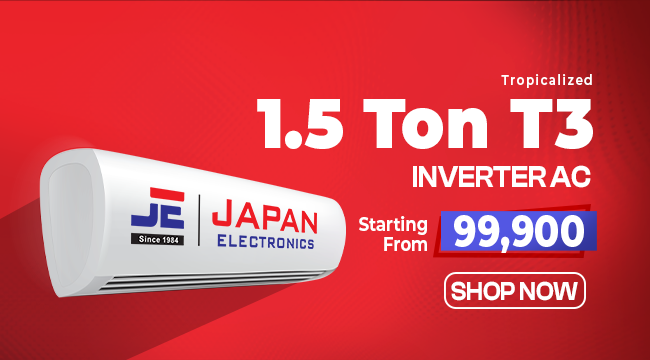 AC Campaign Mobile Banner 1.5 Ton T3 Inverter AC 99,000 