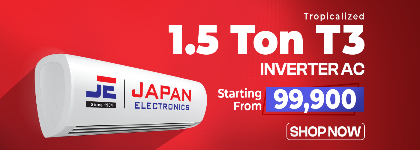 AC Campaign Web Banner 1.5 Ton T3 Inverter AC 99,000 