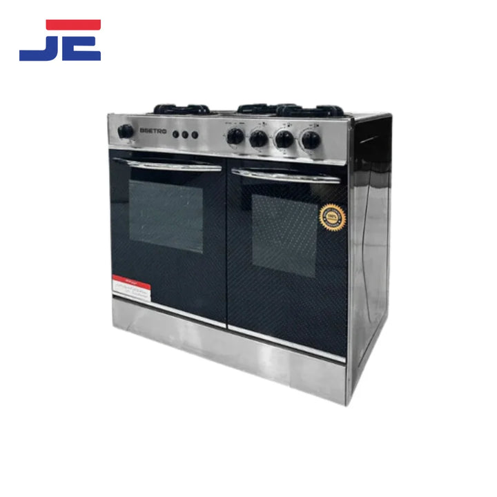 Beetro Cooking Range 34" (WB-5000 Auto) 3 BRN Metal Top D.Door