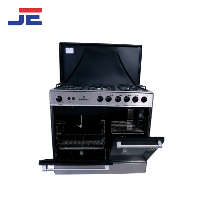 Beetro Cooking Range 34" (WB-786) 5 BRN Metal Top D.Door