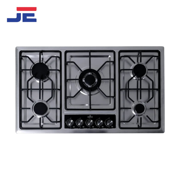 Beetro Kitchen Hob 20(Mas-520) 5 BRN Steel (Sabaf)