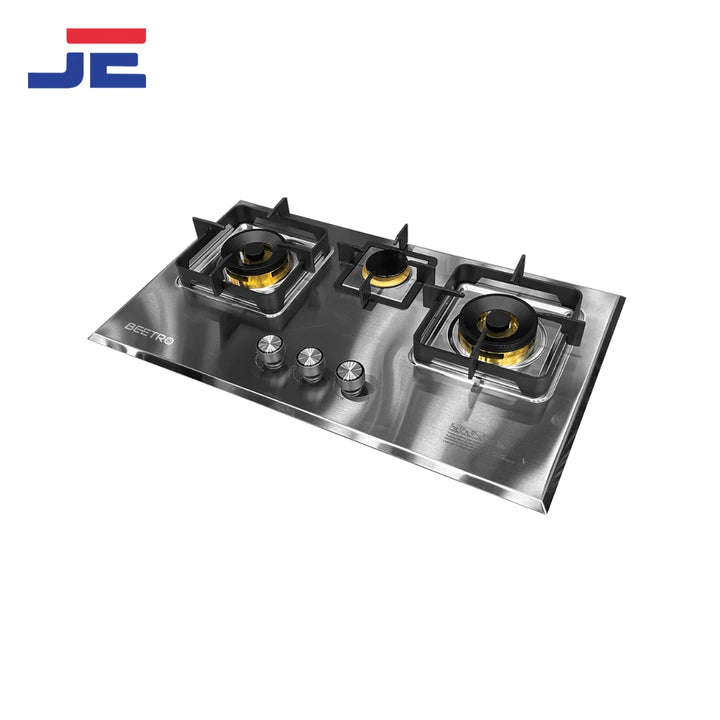 Beetro Kitchen Hob (RD-3310) 3 BRN S.Steel NG (Safety)