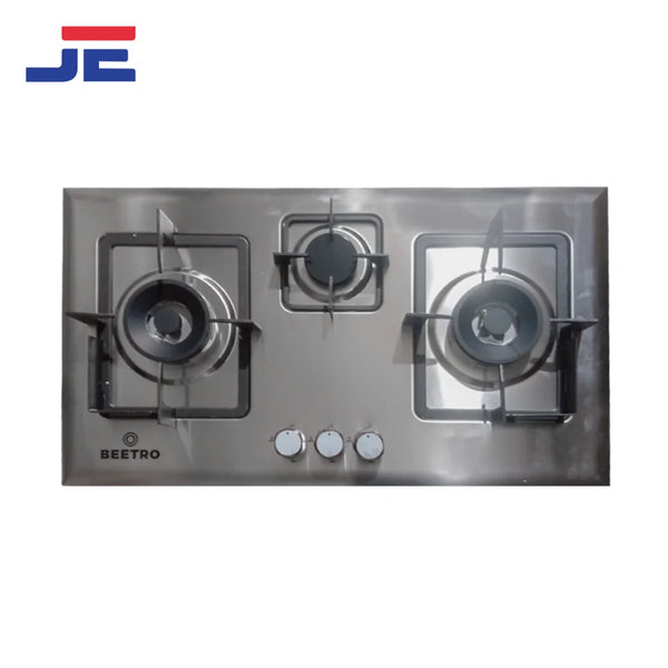 Beetro Kitchen Hob (RD-3319) 3 BRN Steel