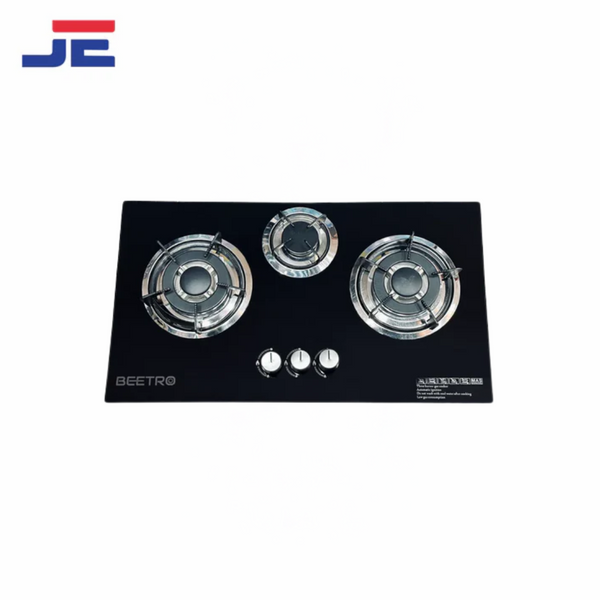 Beetro Kitchen Hob (Mas-36) 3 BRN Glass (Sabaf)