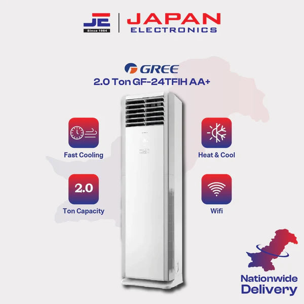 Gree Floor Standing AC Inverter 2.0 Ton GF-24TFIH AA+ – 2.0 Ton