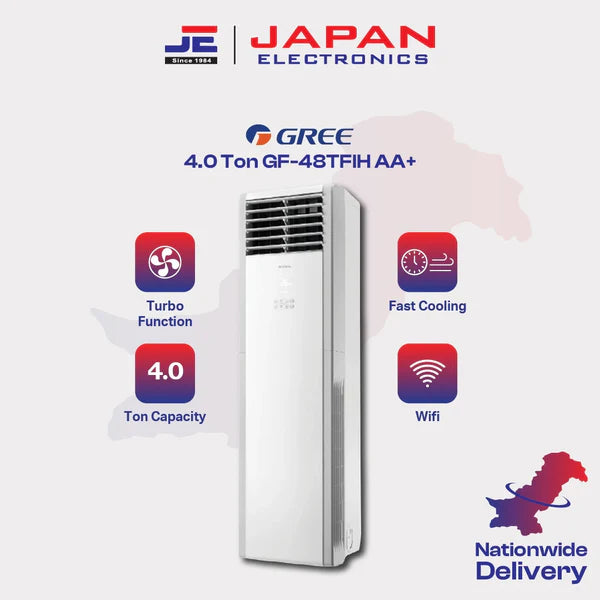 Gree Floor Standing AC Inverter 4.0 Ton GF-48TFIH AA+