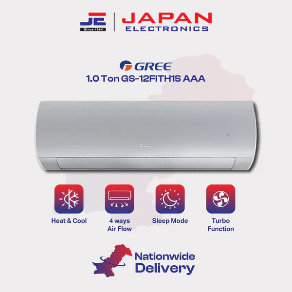 Gree Split AC Inverter 1.0 Ton GS-12FITH1S AAA