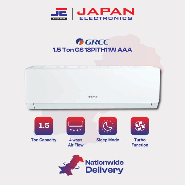 Gree AC 1.5 Ton Split Inverter GS 18PITH11W AAA