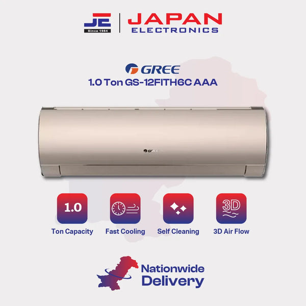 Gree Split AC 1.0 Ton Inverter GS-12FITH6C AAA