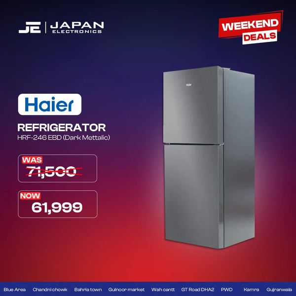 Haier Refrigerator HRF-246 EBD Dark Mettalic