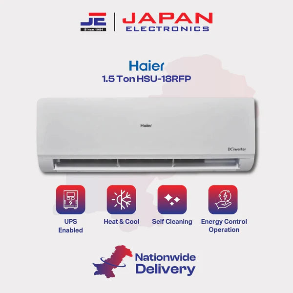 Haier AC Split Inverter 1.5 Ton HSU-18RFP