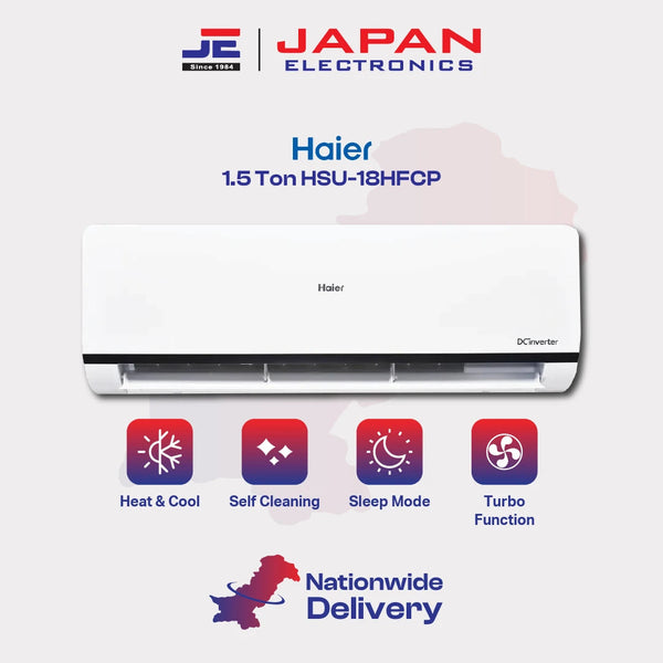 Haier AC Split Inverter 1.5 Ton HSU-18HFCP