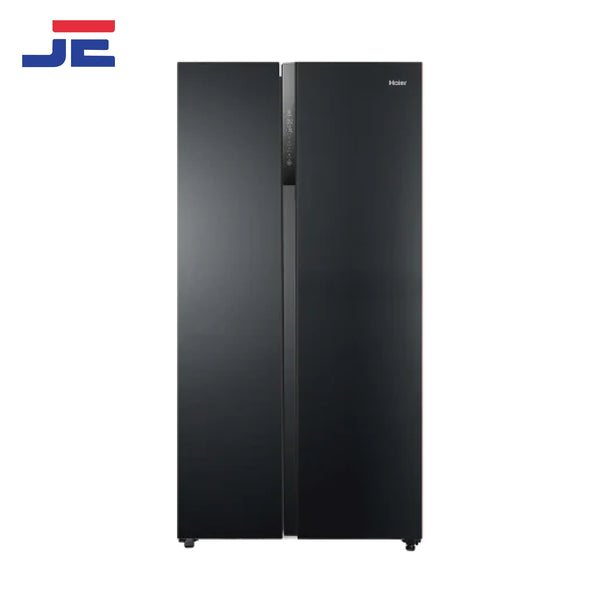 Haier SBS Refrigerator HRF-622IBG Black Glass