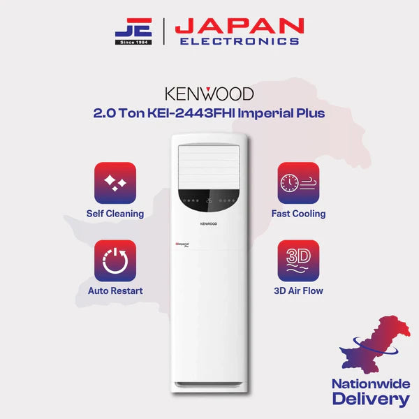 Kenwood Floor Standing AC Inverter 2.0 Ton KEI-2443FHI Imperial Plus
