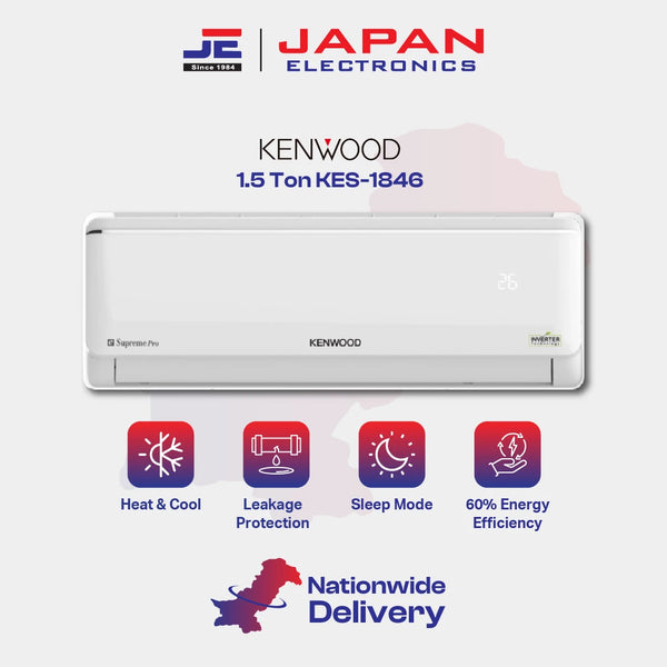 Kenwood Split Air Conditioner 1.5 Ton Inverter KES-1846