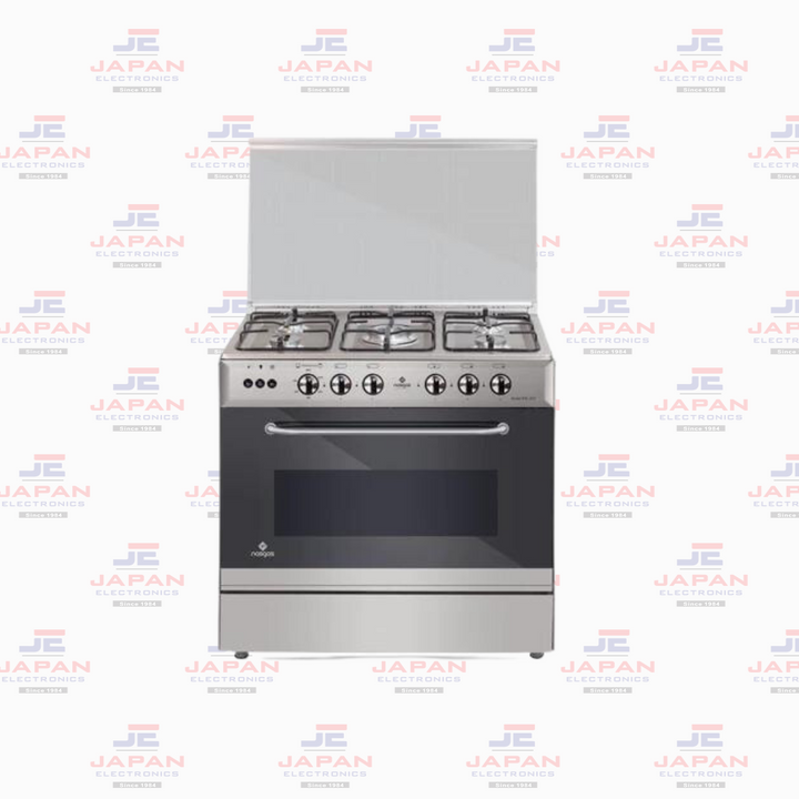 NASGAS COOKING RANGE EXC-534 CRYSTAL GLASS 5 BURNERS