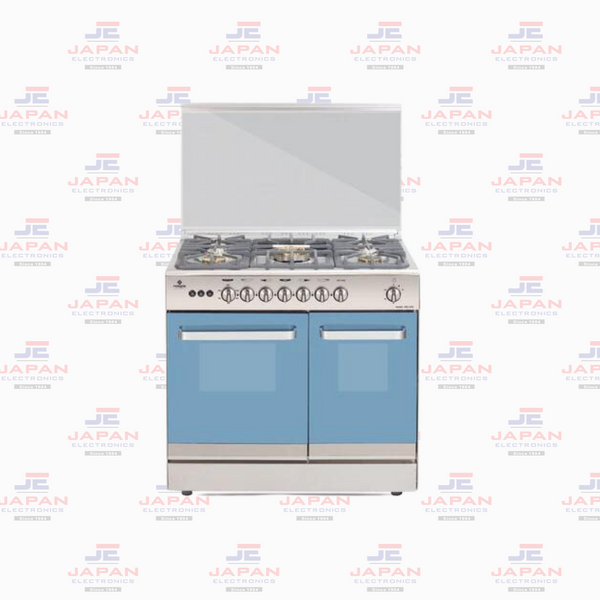 NASGAS COOKING RANGE NG-534 MERCURY GLASS 5 BURNERS