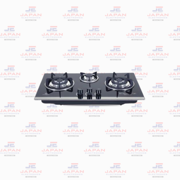 NASGAS Hob Three Burner DG-GN3 Glass Top