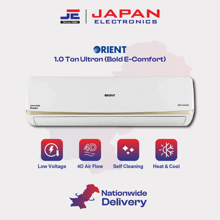 Orient Split AC Inverter 1.0 Ton Ultron (Bold E-Comfort)