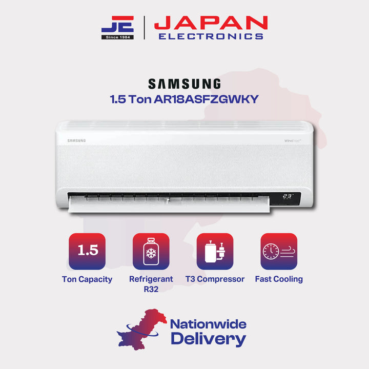 Samsung AC 1.5 Ton Split Inverter AR18ASFZGWKY