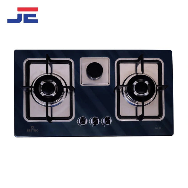 Beetro Kitchen Hob (Mas - 35) 3 BRN BK Steel (Sabaf) - Japan Electronics