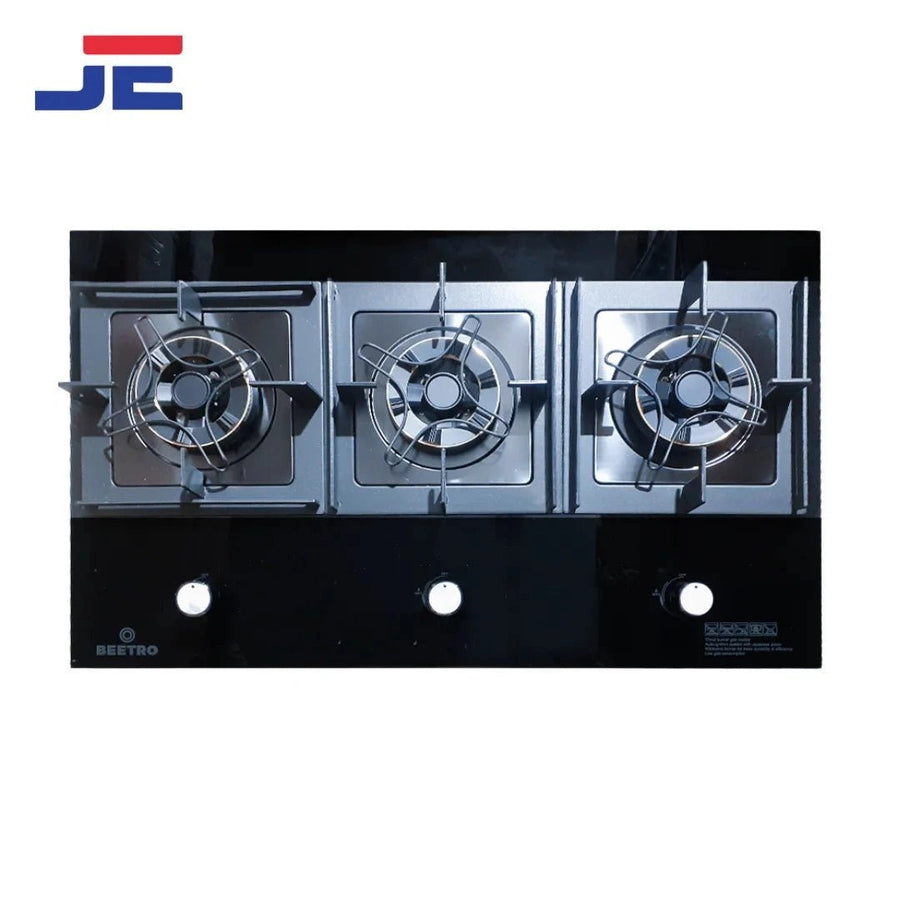 Beetro Kitchen Hob (RD - 3938) 3 BRN Glass - Japan Electronics