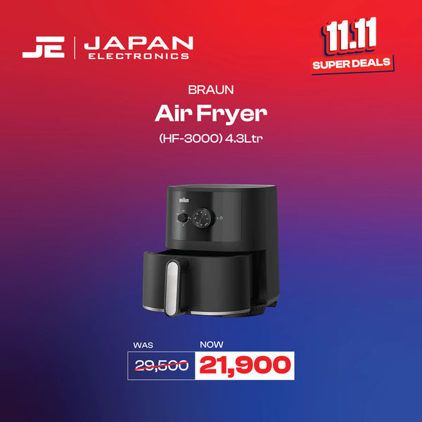 Braun Air Fryer HF - 3000 - Japan Electronics - Best Electronics Store in Rwp & Islamabad