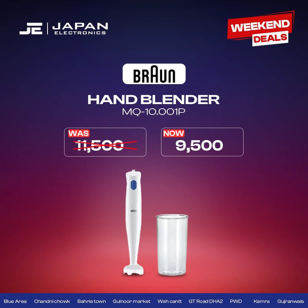 Braun Hand Blender MQ - 10.001P - Japan Electronics - Best Electronics Store in Rwp & Islamabad