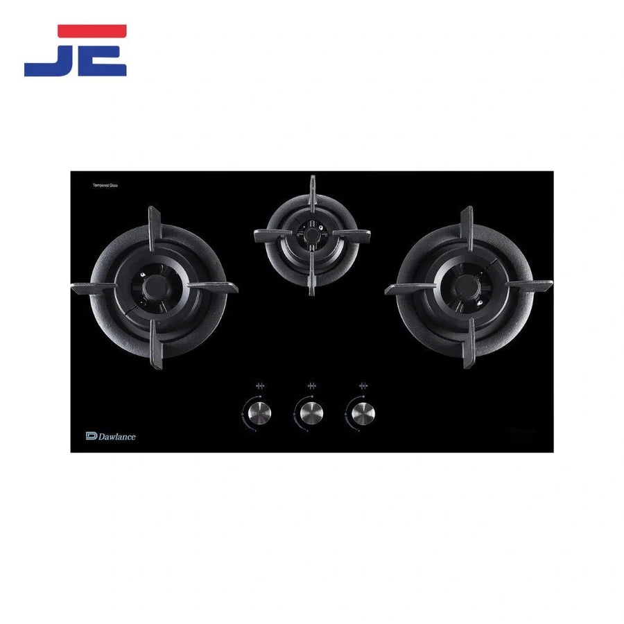 Dawlance Gas Hob (DHG 390 BN A Series) 3 BRN Glass - Japan Electronics