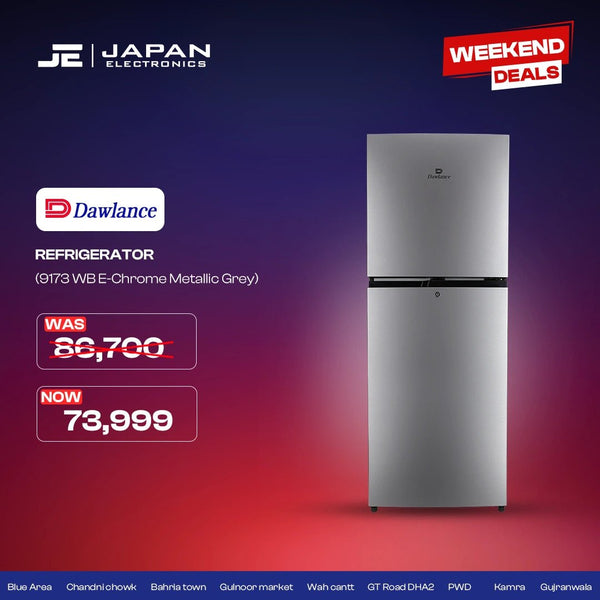 Dawlance REF 9173 WB E - Chrome Metallic Grey - Japan Electronics - Best Electronics Store in Rwp & Islamabad