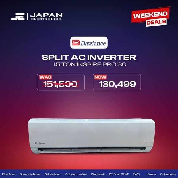 Dawlance Split AC Inverter 1.5 Ton Inspire Pro 30 - Japan Electronics - Best Electronics Store in Rwp & Islamabad