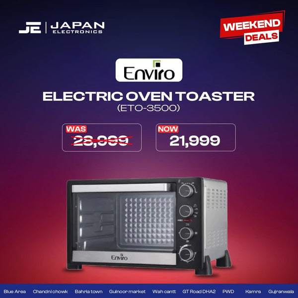 Enviro Electric Oven Toaster (ETO - 3500) - Japan Electronics - Best Electronics Store in Rwp & Islamabad