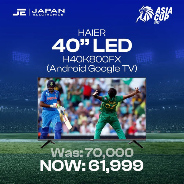Haier LED TV 40 Inch H40K800FX (Android Google TV) - Japan Electronics - Best Electronics Store in Rwp & Islamabad