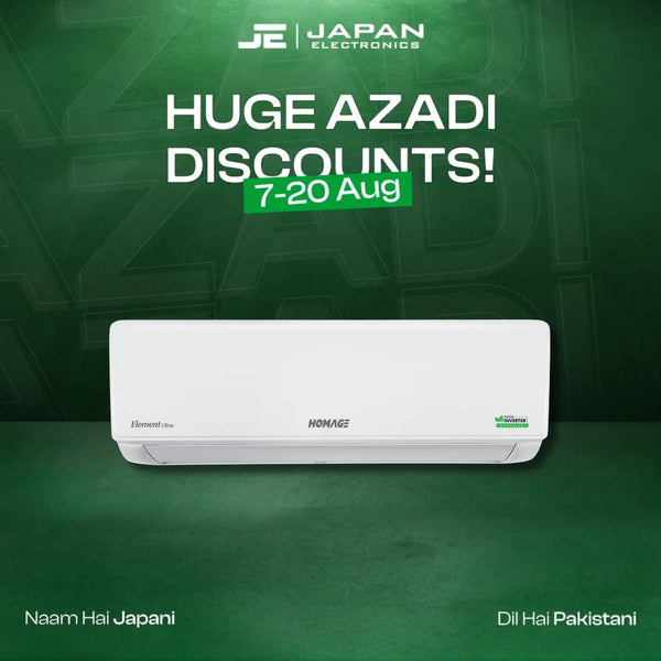 Homage Split AC Inverter 1.5 Ton HES - 1822S - Japan Electronics - Best Electronics Store in Rwp & Islamabad