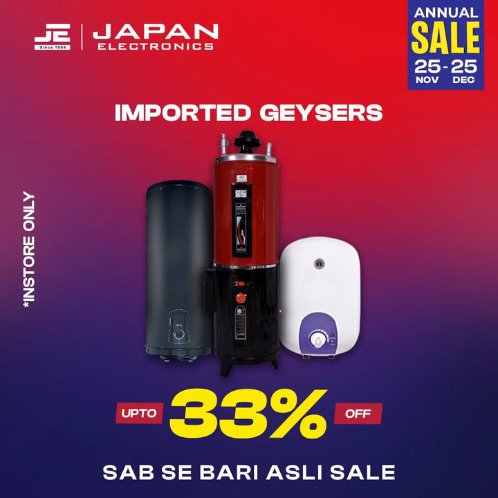 Imported Geyser - Japan Electronics - Best Electronics Store in Rwp & Islamabad